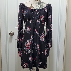 Lily Rose Pink Floral Dress Sz S